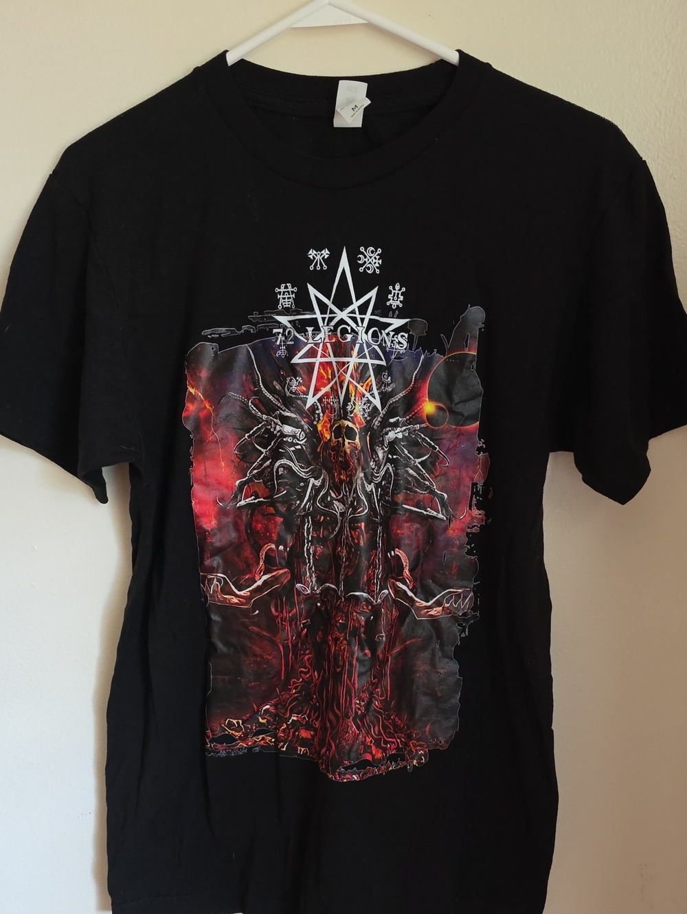 72 LEGIONS Black Graphic Men’s T-Shirt